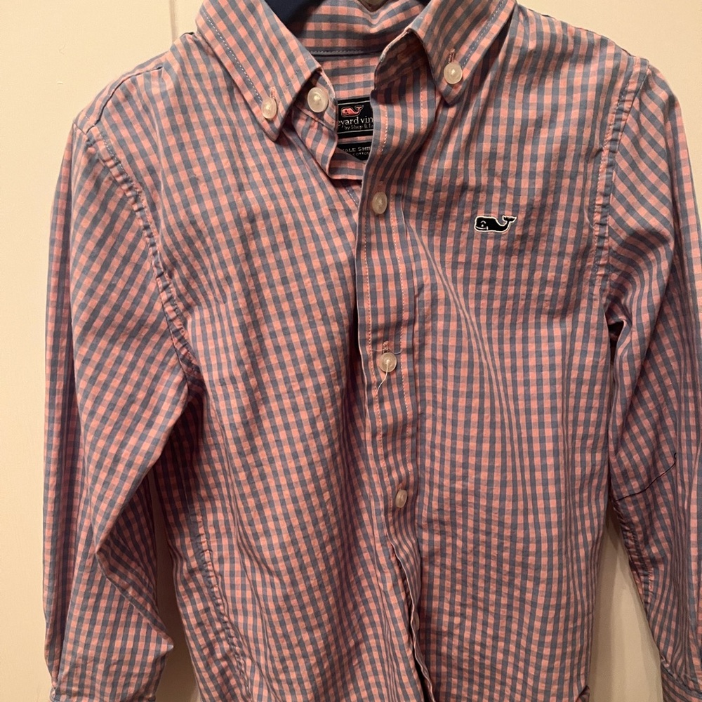 Pink and blue vineyard and vines